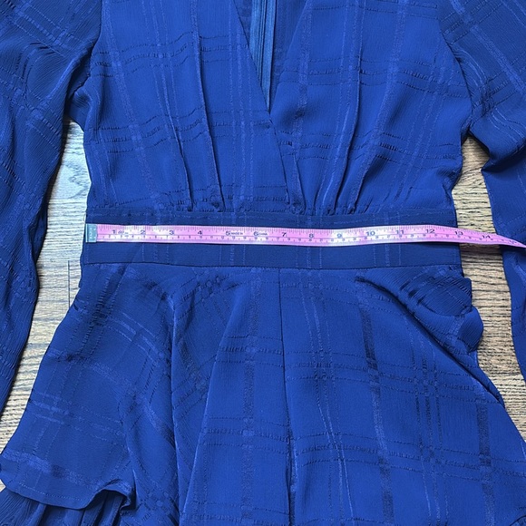 Saints + Secrets Navy Blue Ruffle Mini Romper - Picture 11 of 12